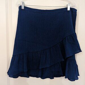 Banana Republic Navy Mini Skirt SZ 12